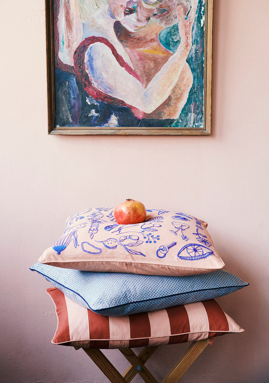 CLEA CUSHION - Pastel blue