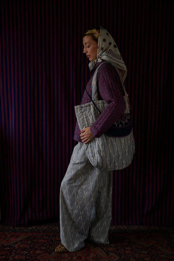 HABIBA AMINA IKAT PANTS RELAXED Pants INDIGO
