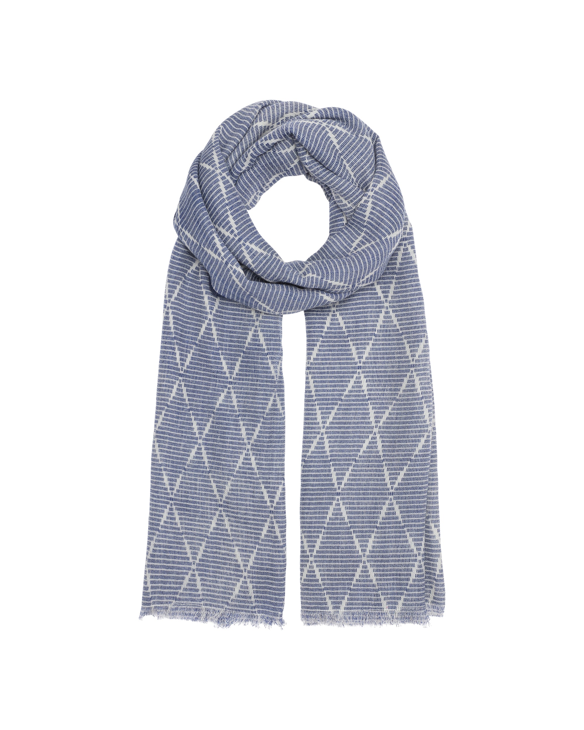 HABIBA AMINA IKAT SCARF Scarf INDIGO