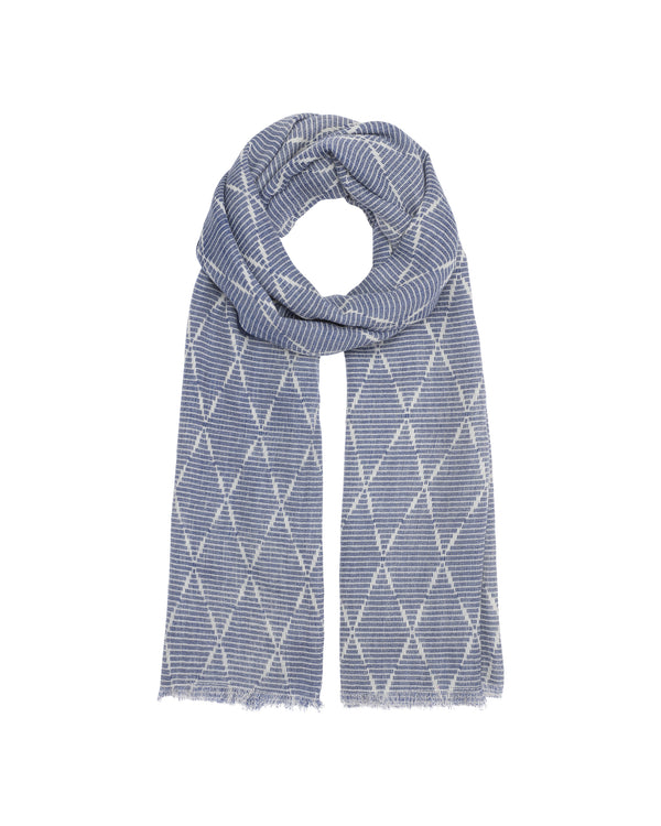 HABIBA AMINA IKAT SCARF Scarf INDIGO