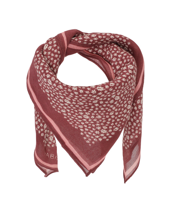 HABIBA AUTUMN LEAF BANDANA Bandana BURGUNDY