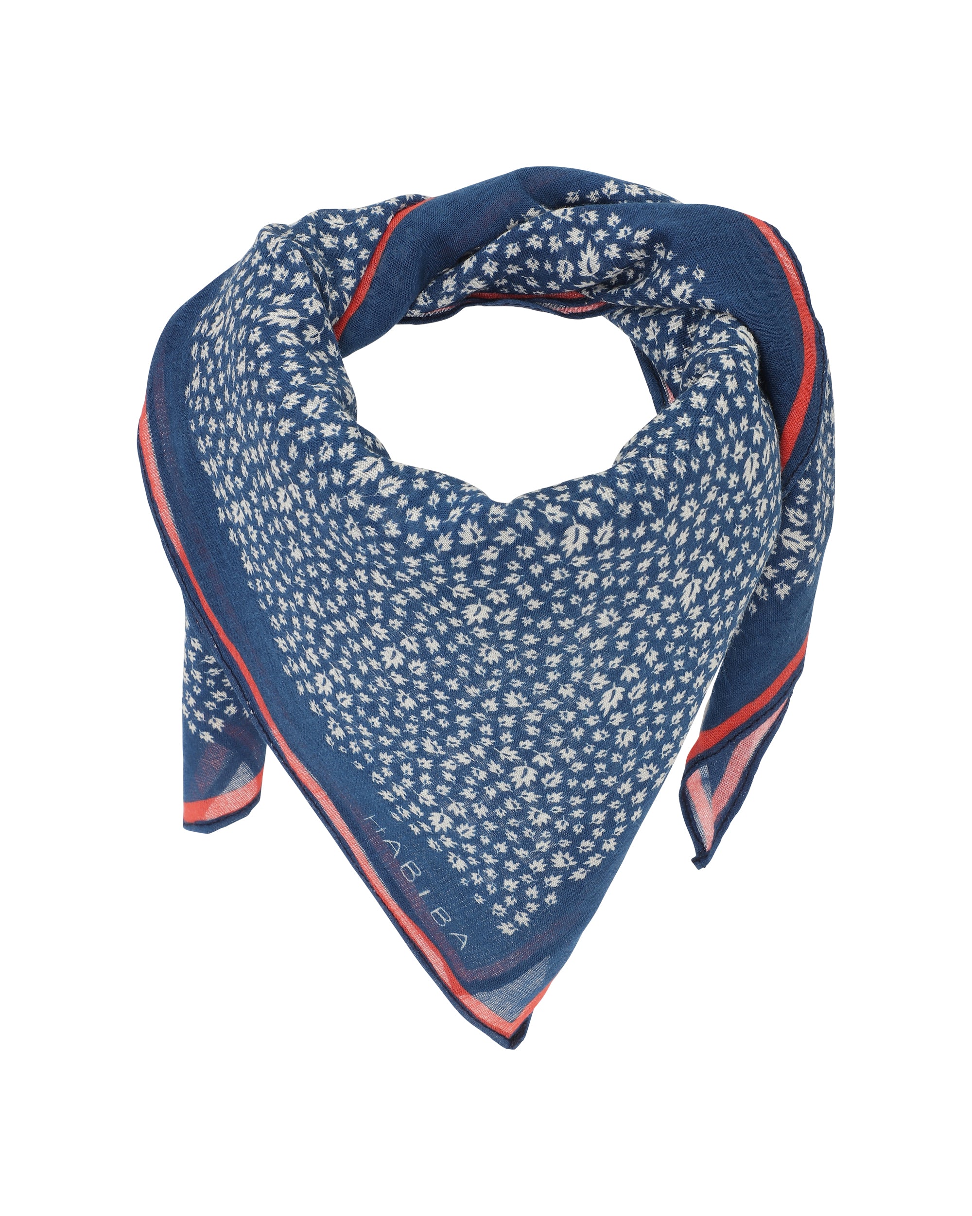 HABIBA AUTUMN LEAF BANDANA Bandana INDIGO
