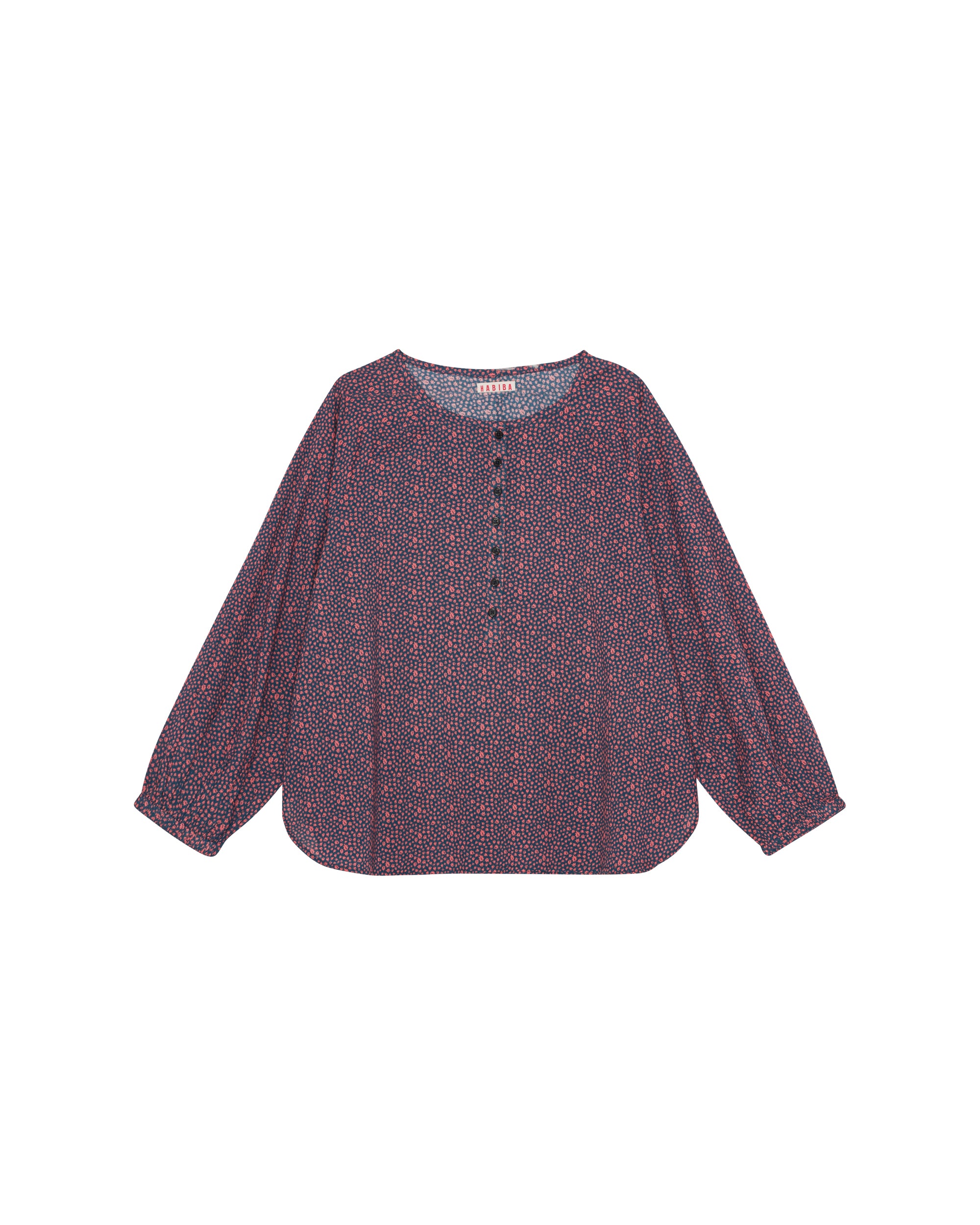 HABIBA AUTUMN LEAF BLOUSE W/ PLACKET Blouse LOVE