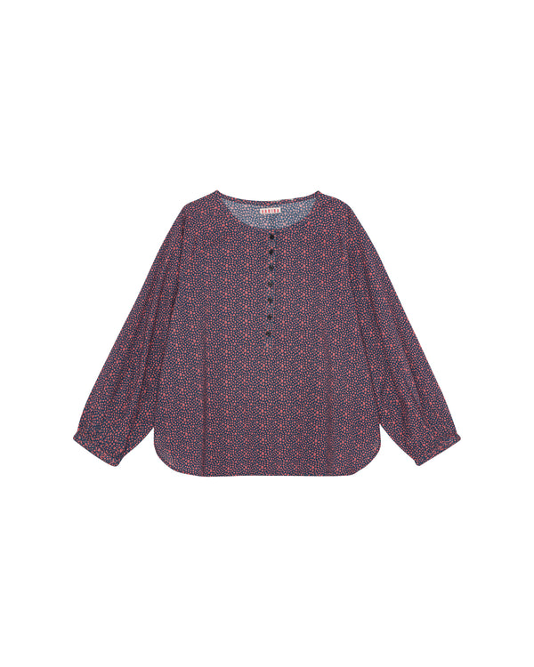 HABIBA AUTUMN LEAF BLOUSE W/ PLACKET Blouse LOVE