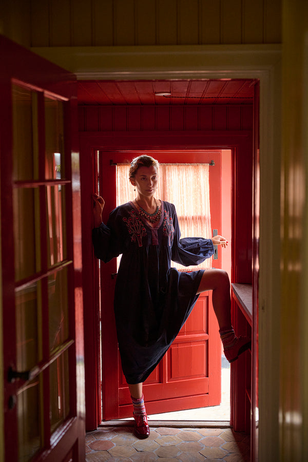 HABIBA BOHEMIA DRESS W/ BELL SLEEVES Dress INDIGO