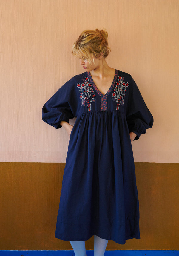 HABIBA BOHEMIA DRESS W/ BELL SLEEVES Dress INDIGO