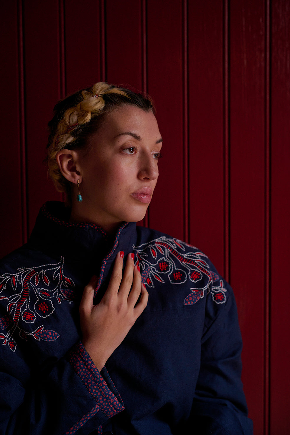HABIBA BOHEMIA QUILTED COAT Coat INDIGO