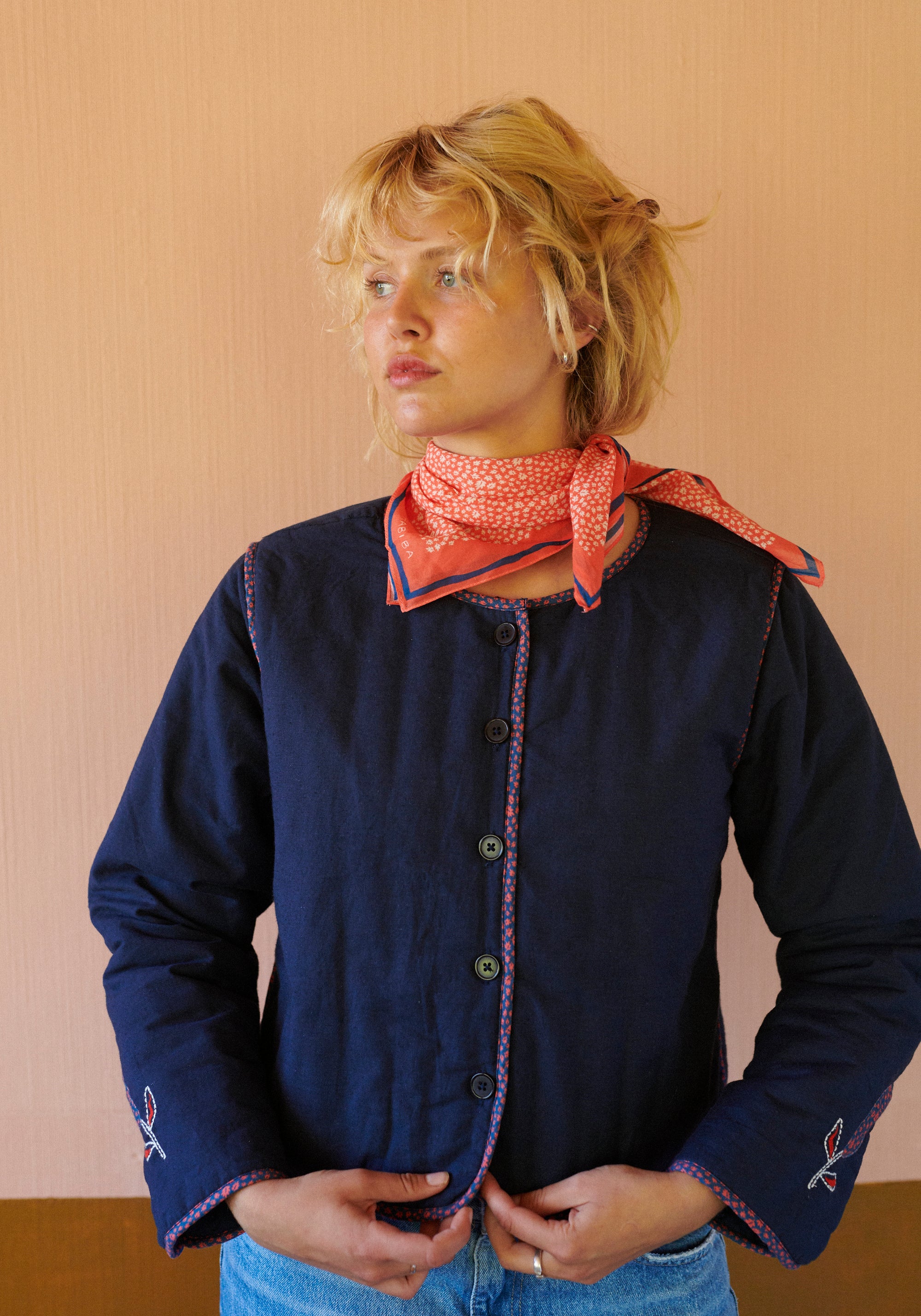 HABIBA BOHEMIA SHORT JACKET Jacket INDIGO