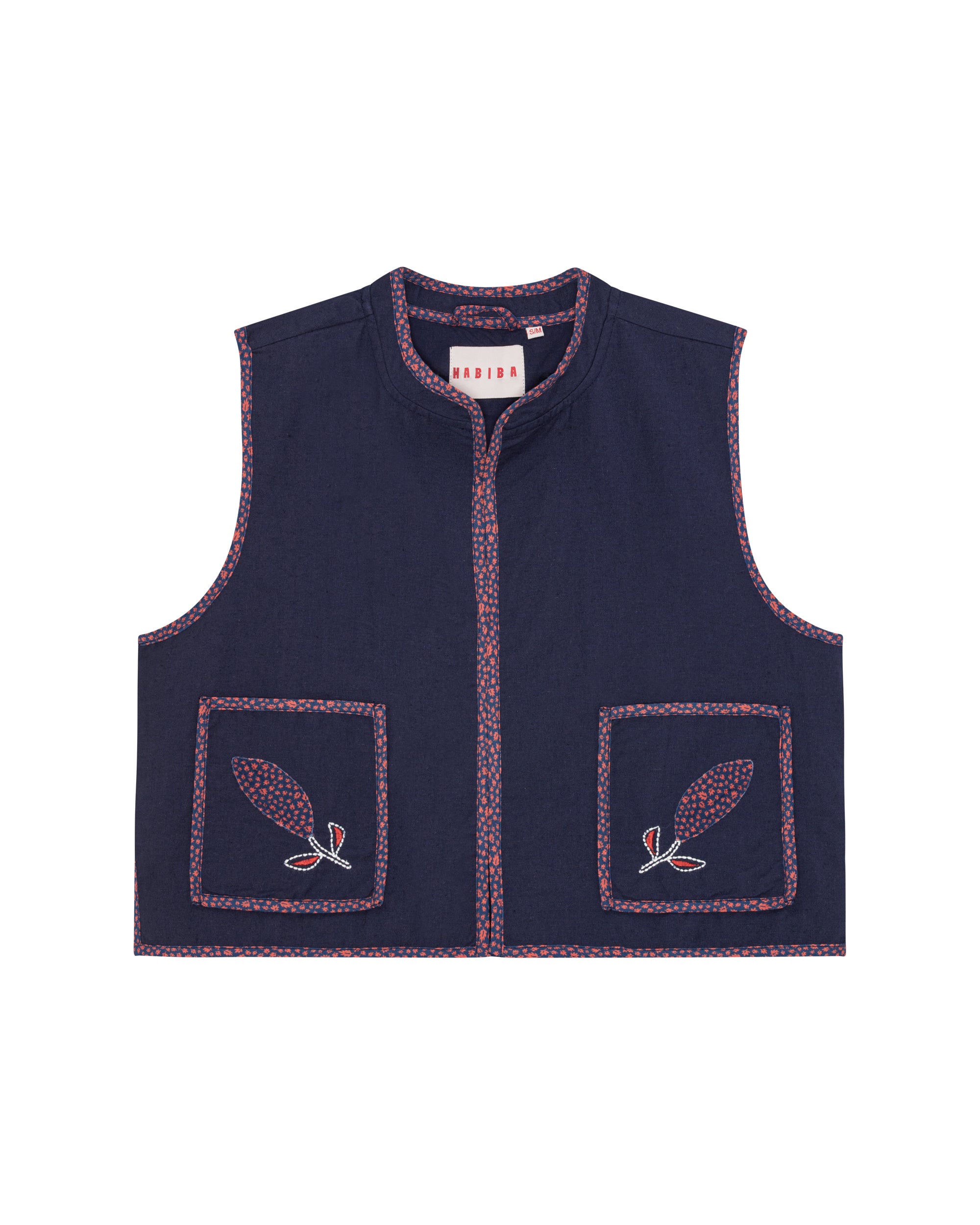 HABIBA BOHEMIA SHORT WAISTCOAT Waistcoat INDIGO