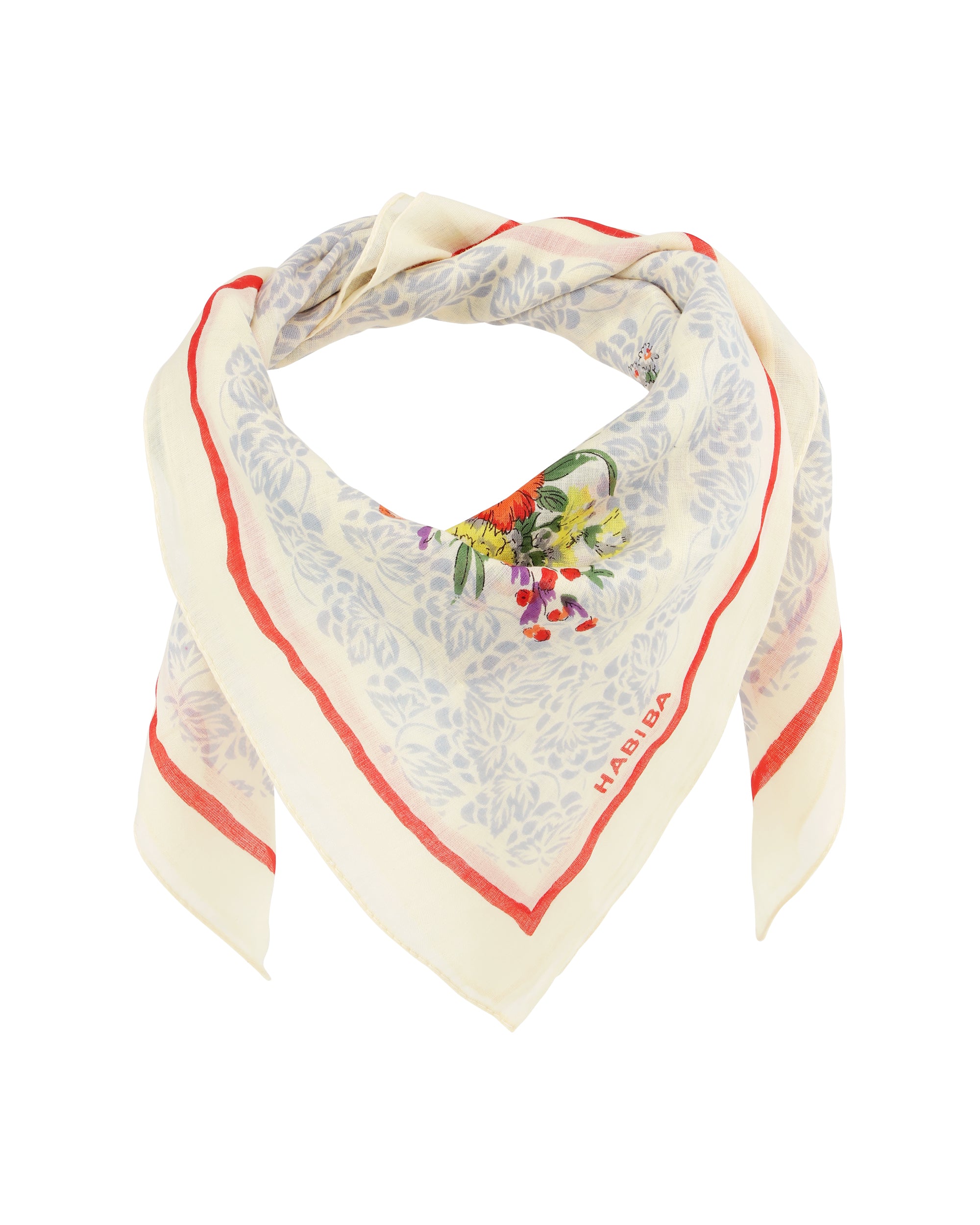 HABIBA BOUQUET SCARF Scarf VANILLA