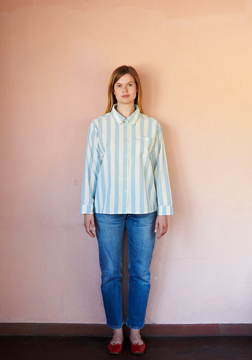 HABIBA CAPRI STRIPE CL SHIRT Shirt BLUE MOON