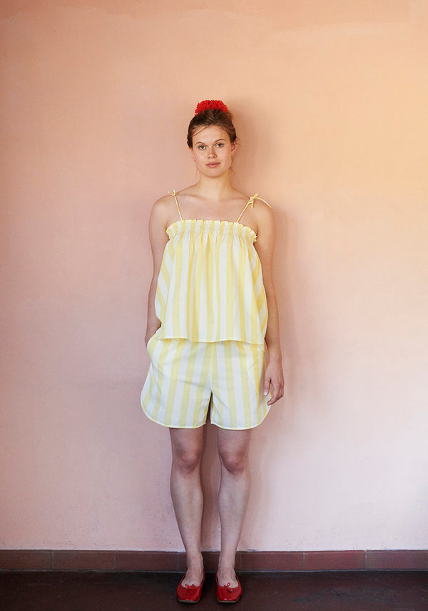 HABIBA CAPRI STRIPE SHORTS Shorts LIMONE