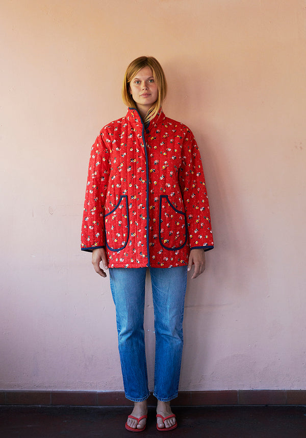 HABIBA CIRCUS SLUBS QUILTED COAT Coat KISS