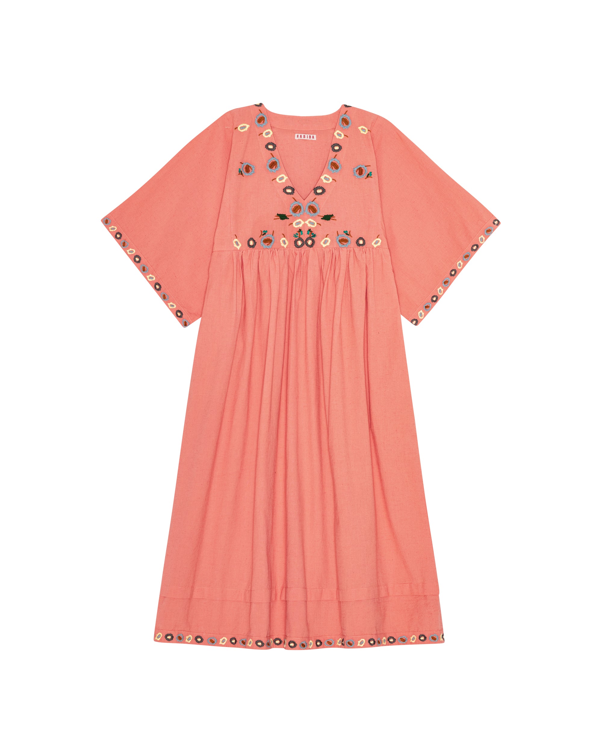 HABIBA FLORA DRESS 3/4 SLEEVE Dress BERRY