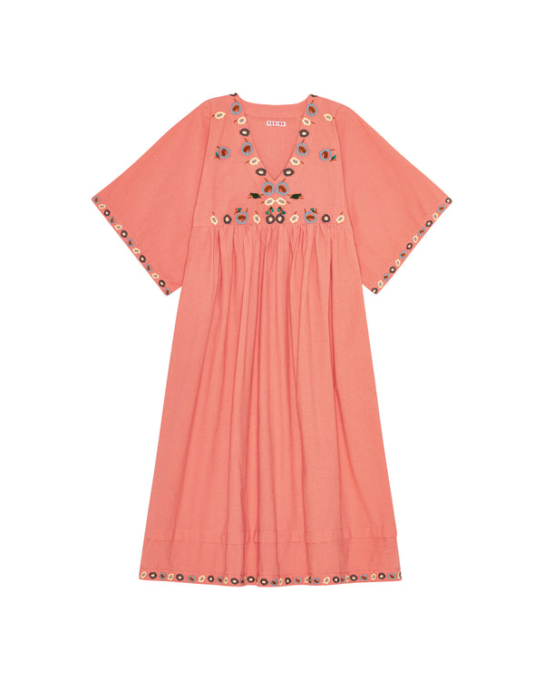 HABIBA FLORA DRESS 3/4 SLEEVE Dress BERRY
