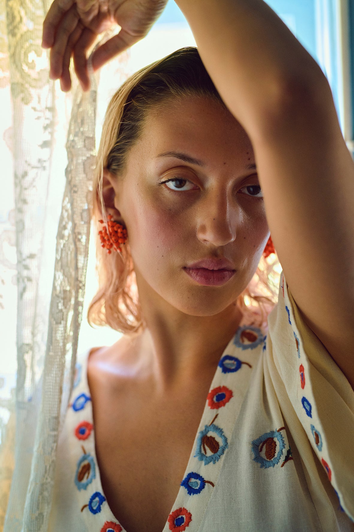 HABIBA FLORA DRESS 3/4 SLEEVE Dress VANILLA