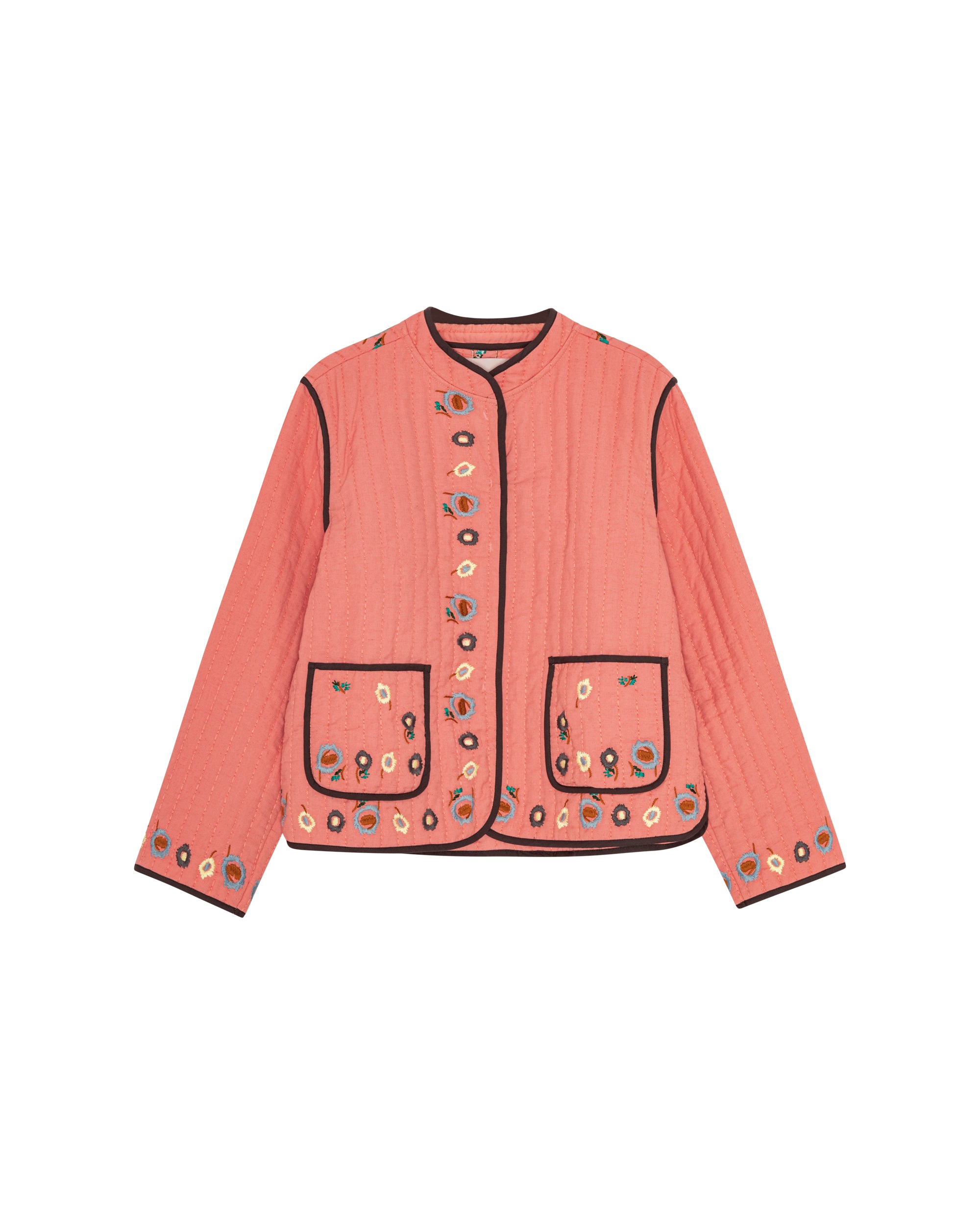 HABIBA FLORA QUILTED CHINA JACKET Jacket BERRY
