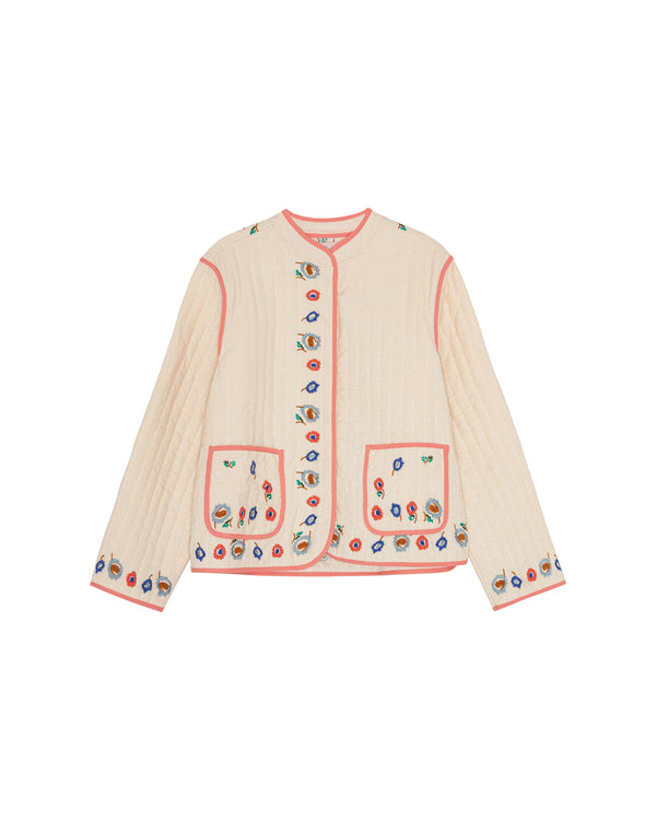 HABIBA FLORA QUILTED CHINA JACKET Jacket VANILLA