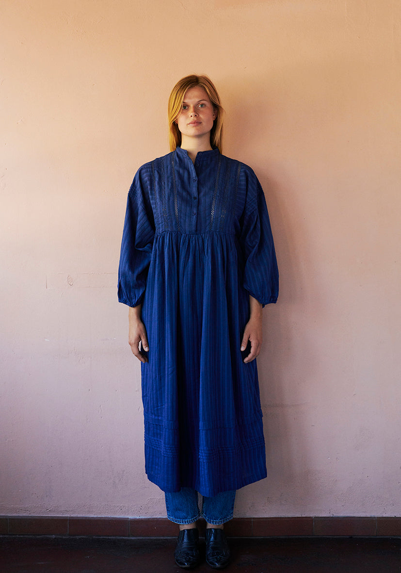 HABIBA LAURA DRESS BELL SLEEVES Dress INDIGO