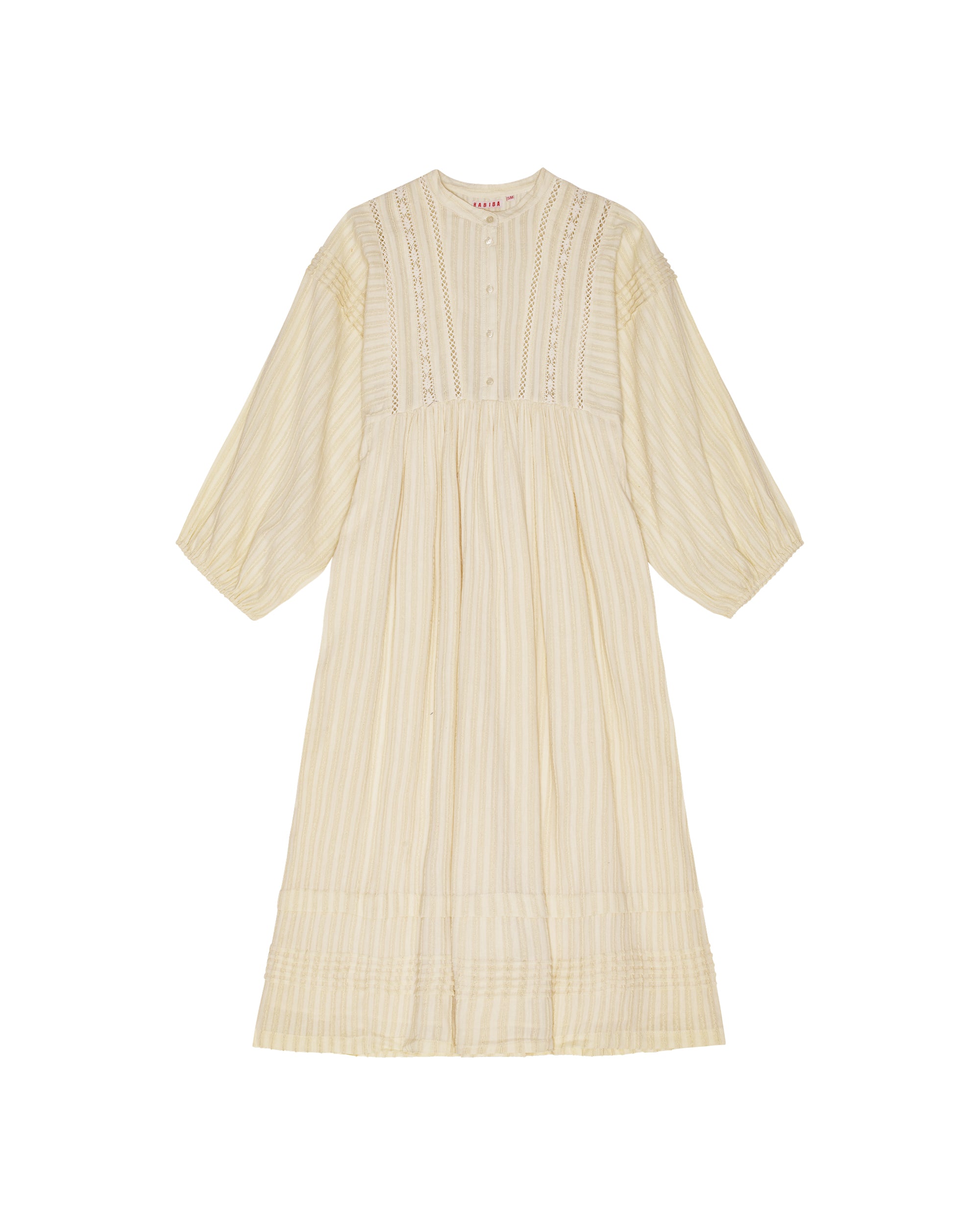 HABIBA LAURA DRESS BELL SLEEVES Dress VANILLA