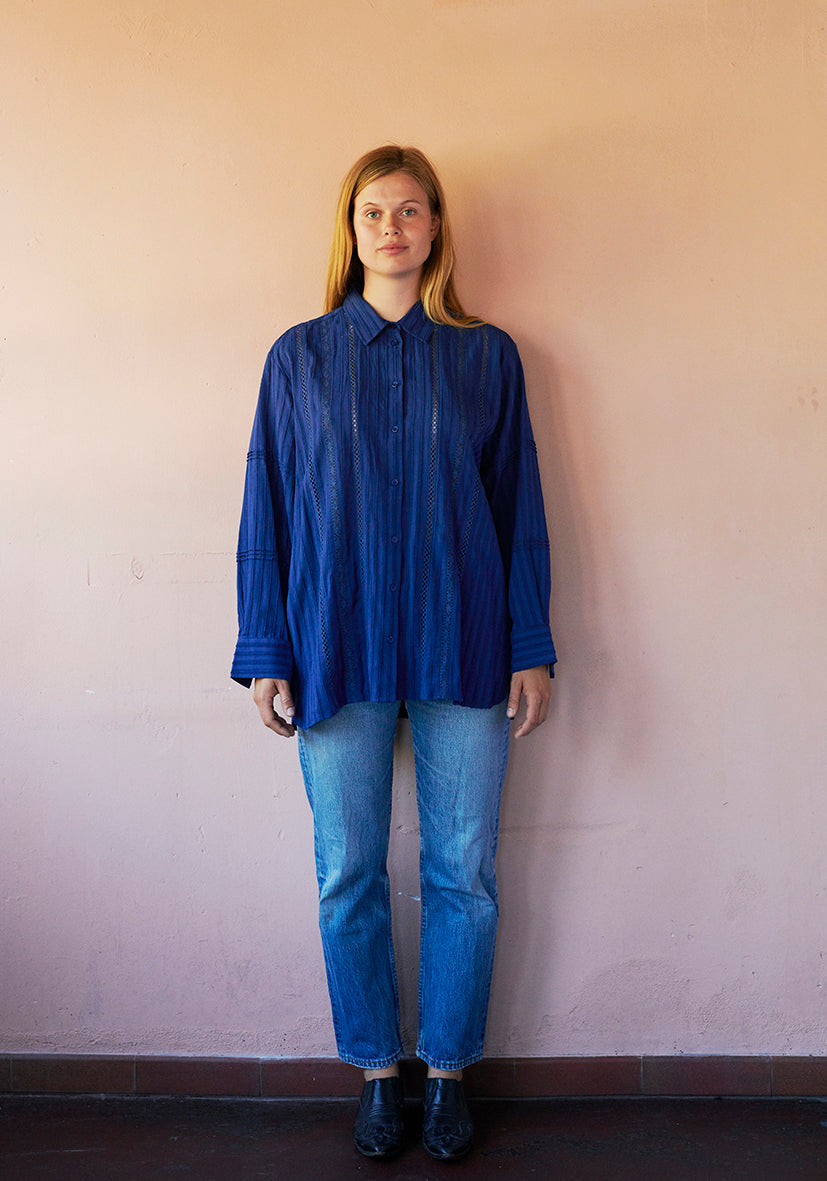 HABIBA LAURA OVERSIZED SHIRT Shirt INDIGO