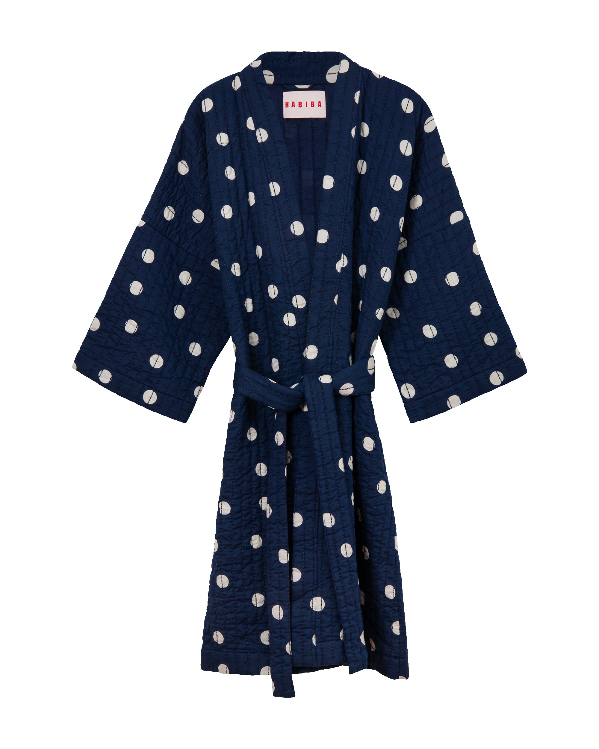 HABIBA MILLA QUILTED KIMONO Kimono NAVY