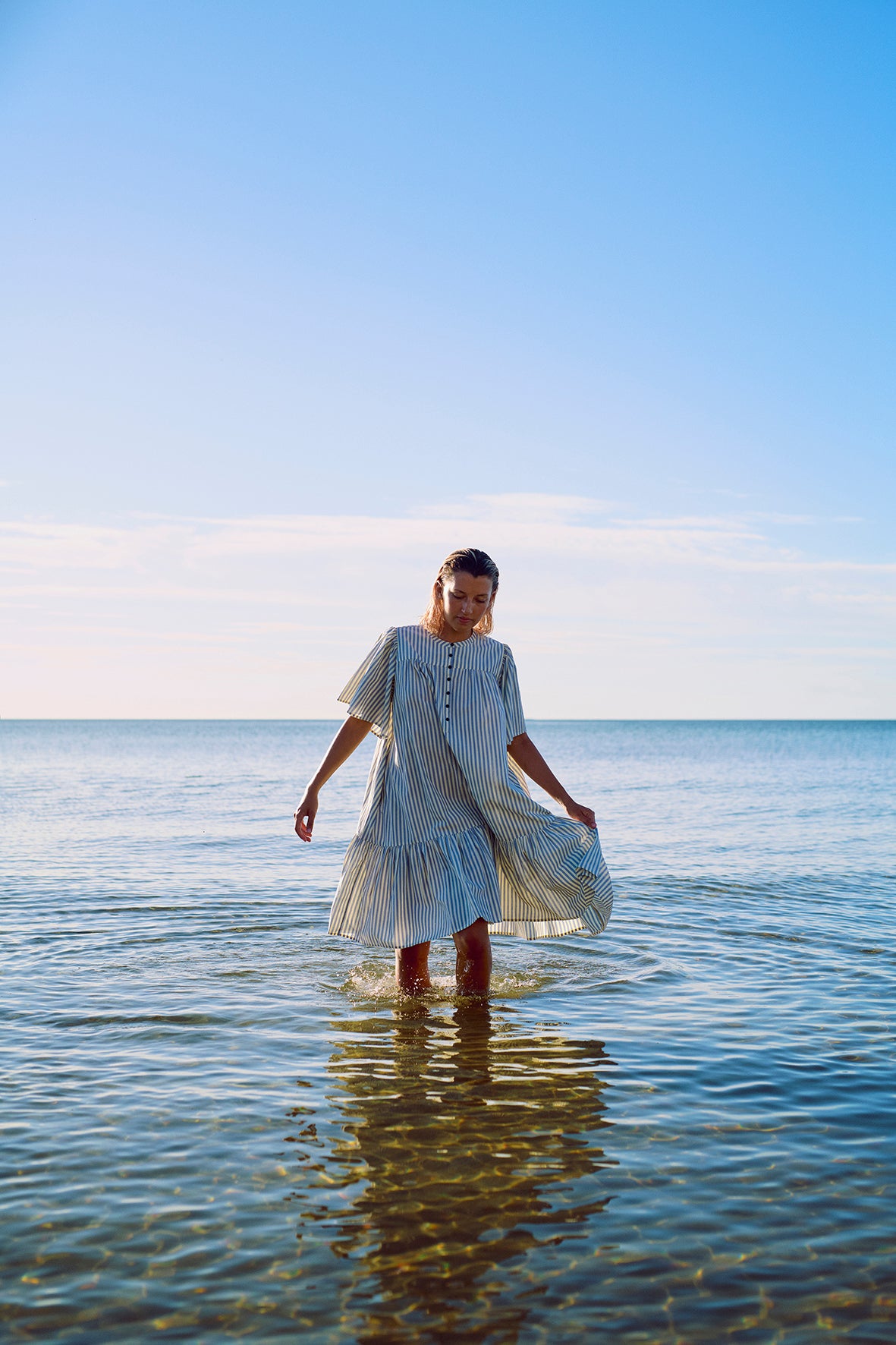 HABIBA MIO BABYDOLL DRESS Dress SAPPHIRE