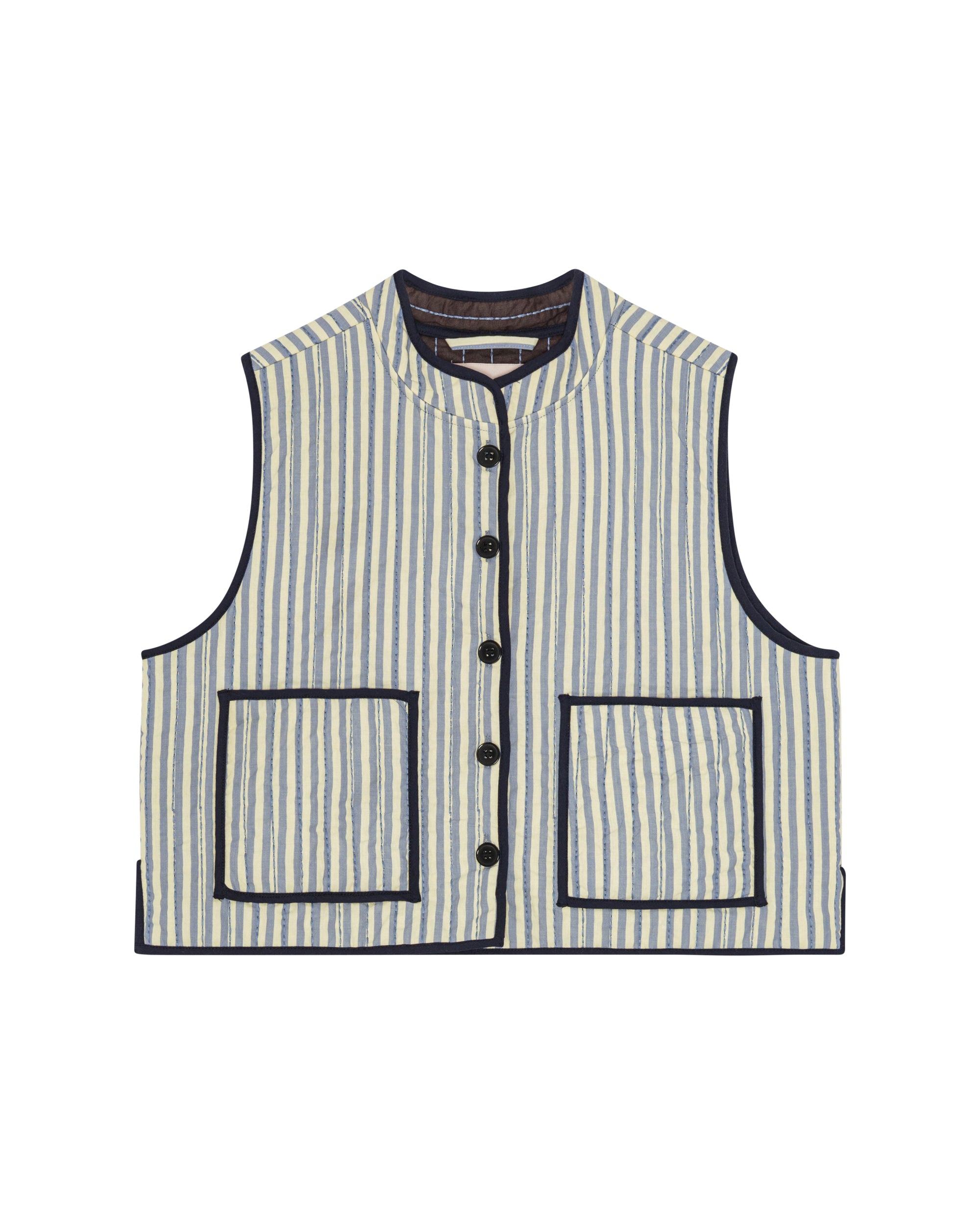 HABIBA MIO QUILTED WAISTCOAT Waistcoat SAPPHIRE