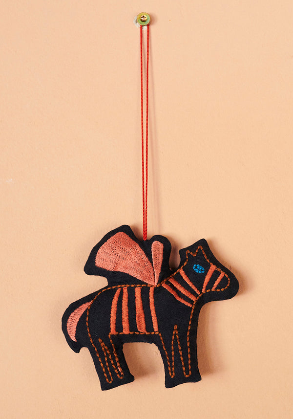 HABIBA NOVA CHRISTMAS HORSE Christmas pieces INDIGO