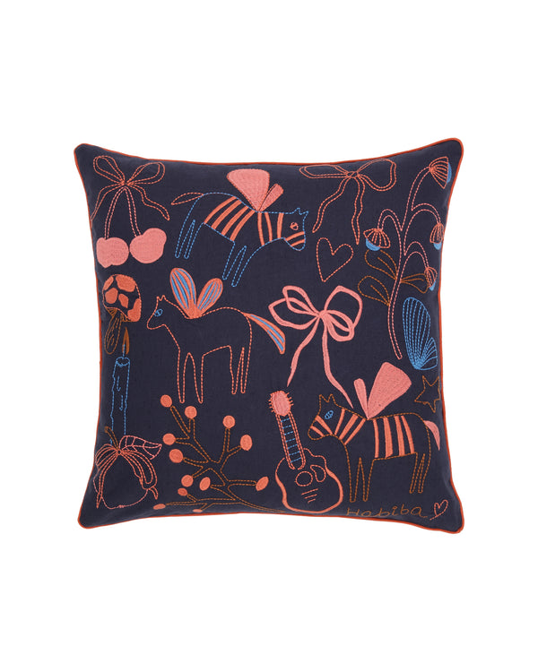 HABIBA NOVA CUSHION Cushion INDIGO