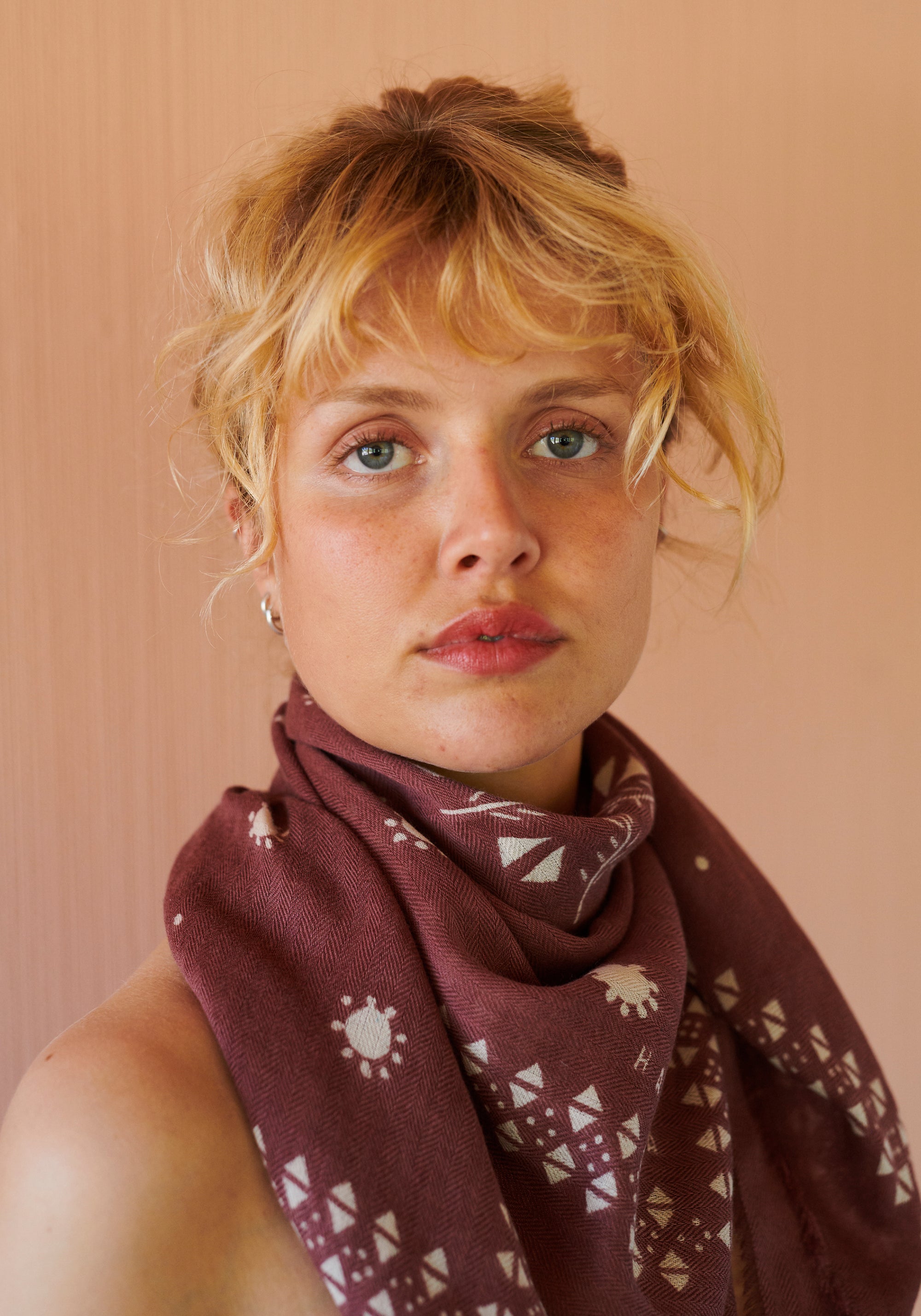 HABIBA PALOMA SCARF Scarf BURGUNDY