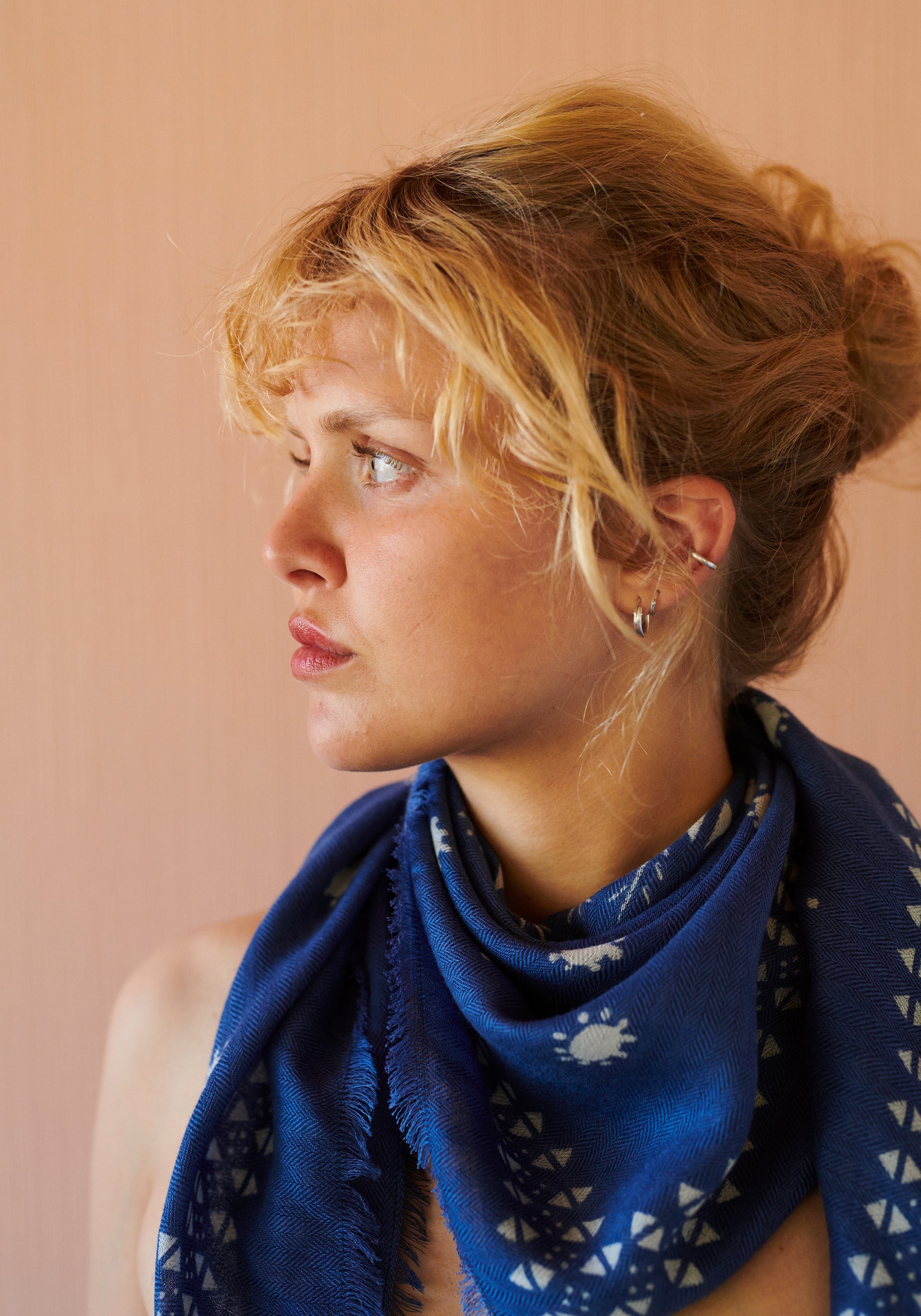 HABIBA PALOMA SCARF Scarf INDIGO