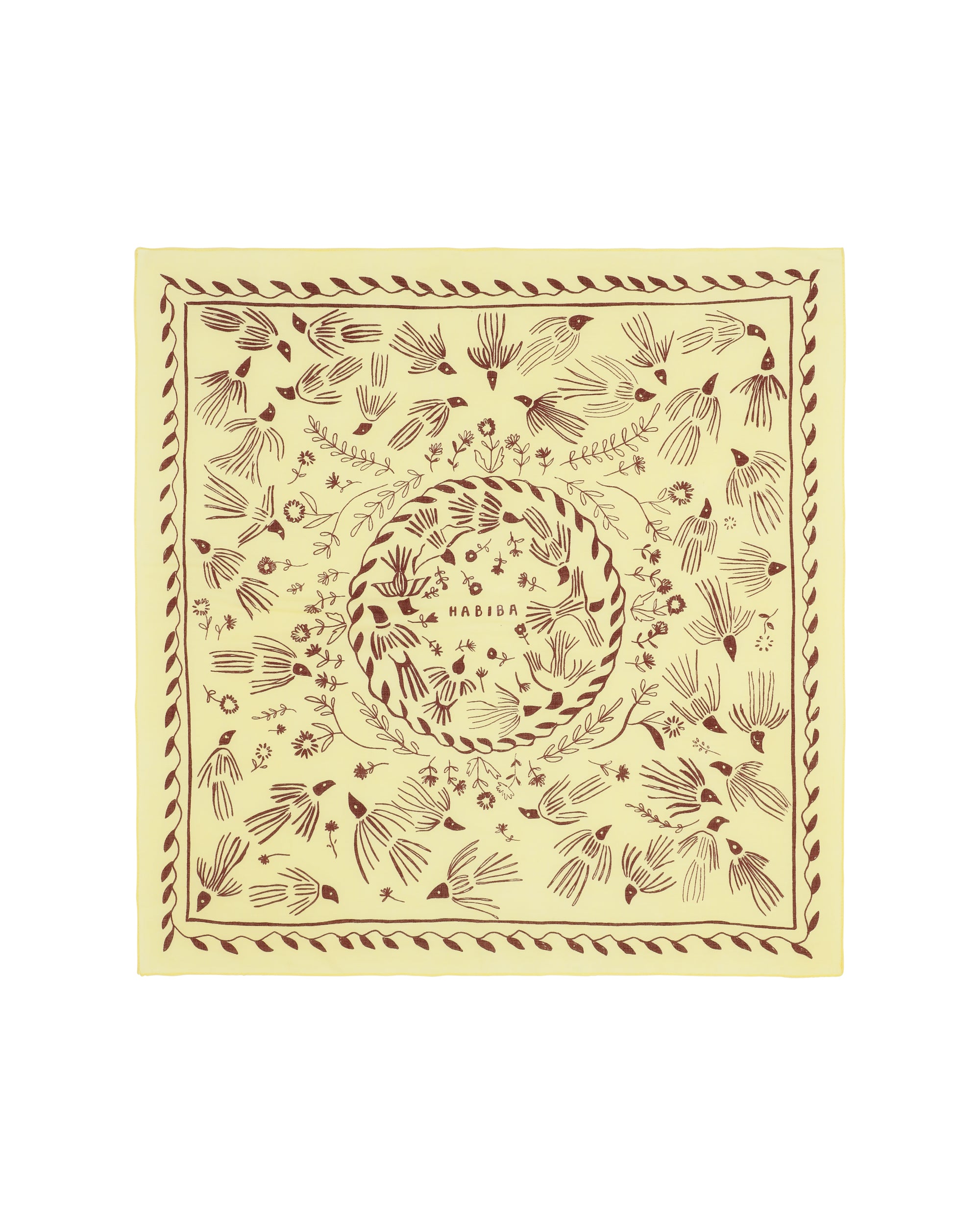 HABIBA PATTIE BANDANA Scarf & bandana LEMON