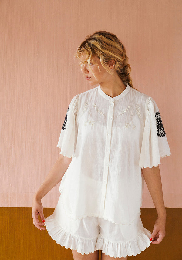 HABIBA PATTIE BUTTERFLY SHIRT Shirt VANILLA