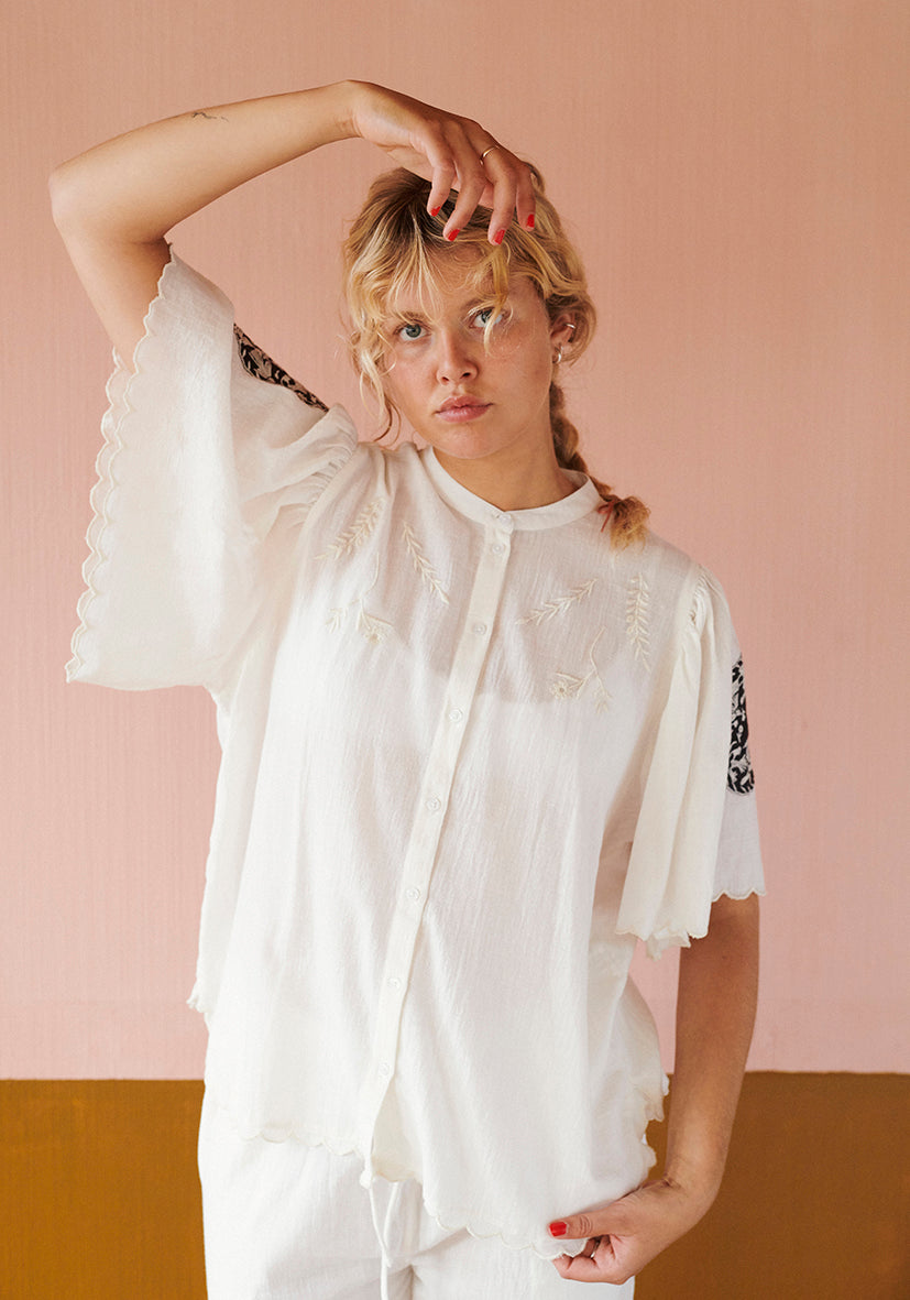 HABIBA PATTIE BUTTERFLY SHIRT Shirt VANILLA