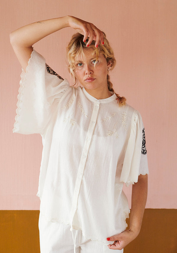 HABIBA PATTIE BUTTERFLY SHIRT Shirt VANILLA