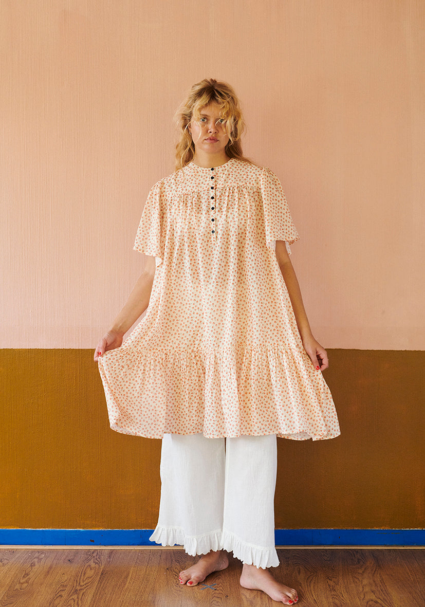 HABIBA PATTIE PANTS W. FRILL Pants VANILLA