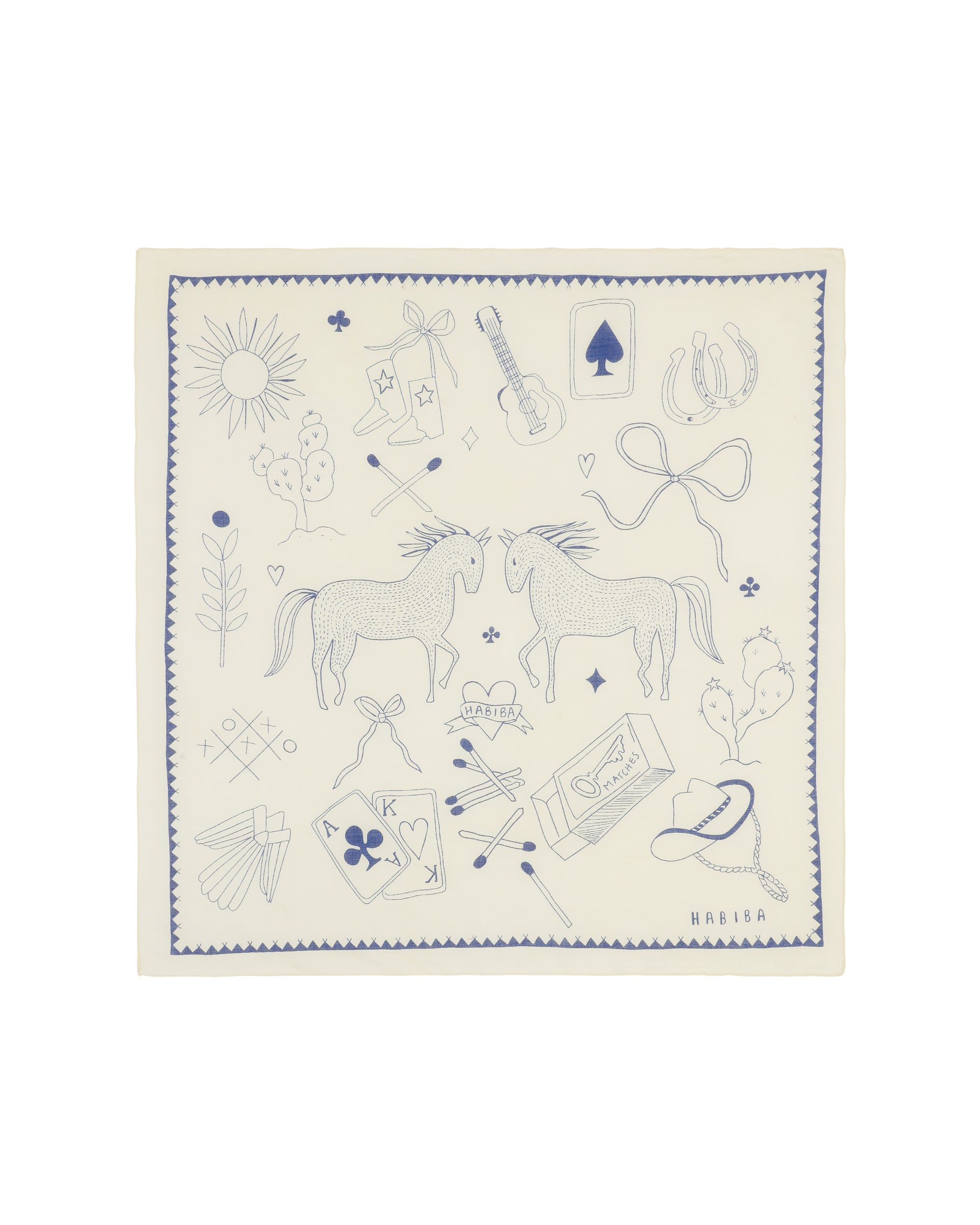 HABIBA POLLY SOLO BANDANA Bandana JAPAN BLUE