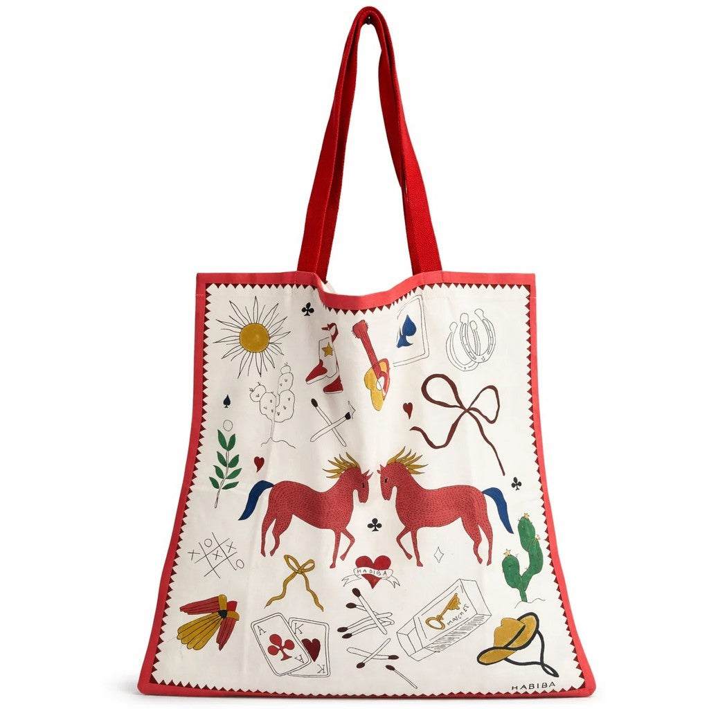 HABIBA POLLY TOTE BAG Tote bag VANILLA