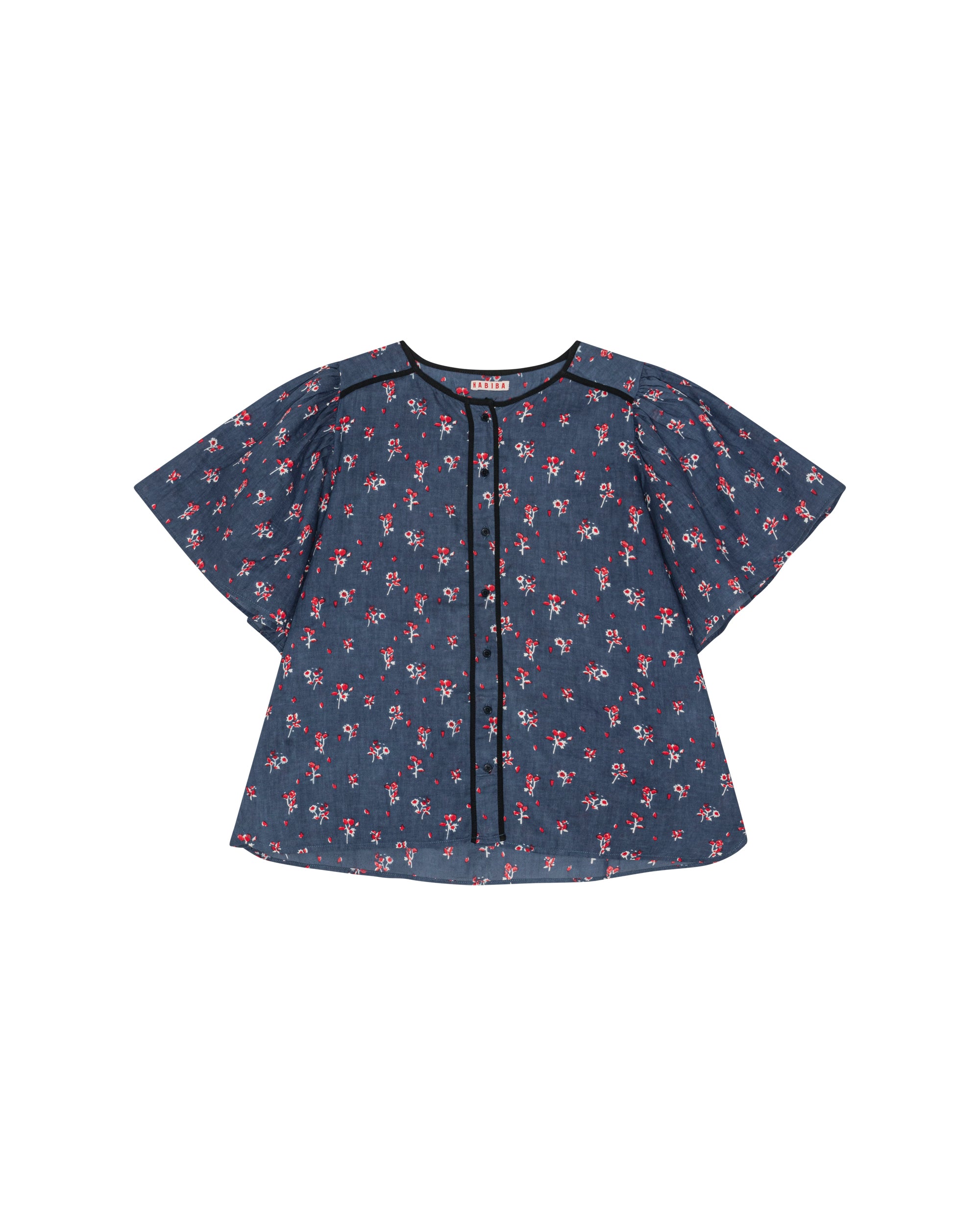 HABIBA REBECCA BUTTERFLY SHIRT Shirt SAPPHIRE