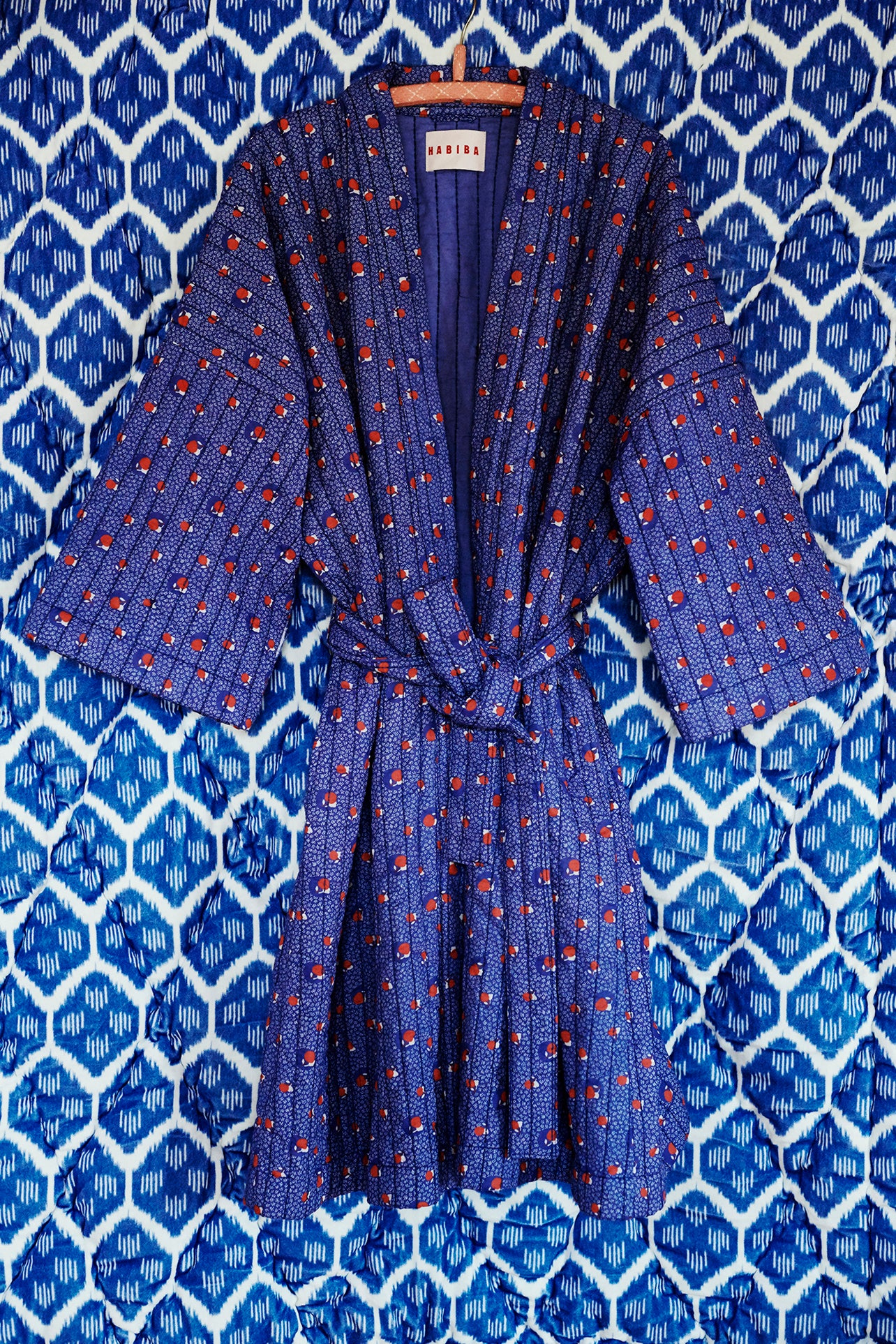 HABIBA SAKURA QUILTED KIMONO Kimono JAPAN BLUE