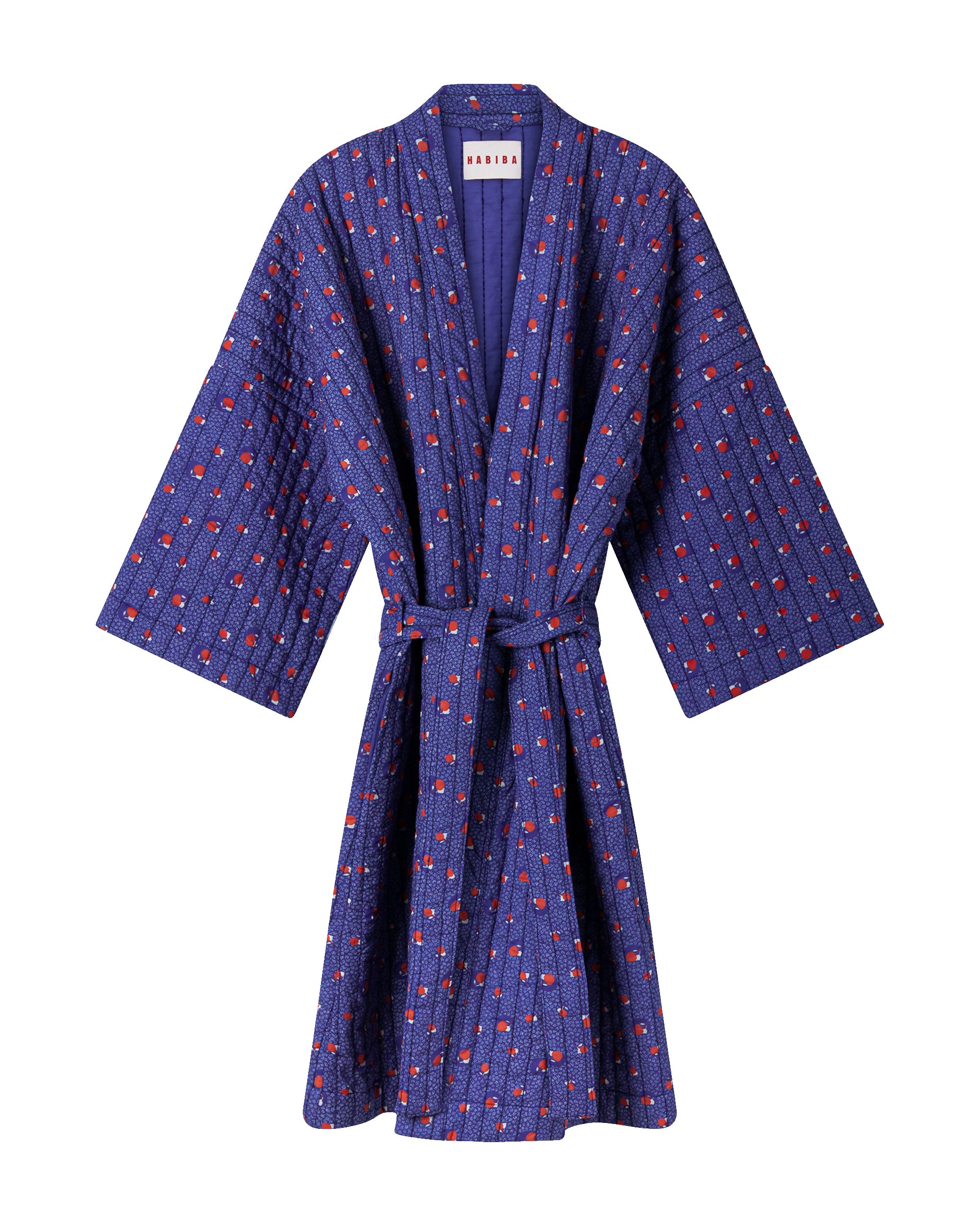 HABIBA SAKURA QUILTED KIMONO Kimono JAPAN BLUE