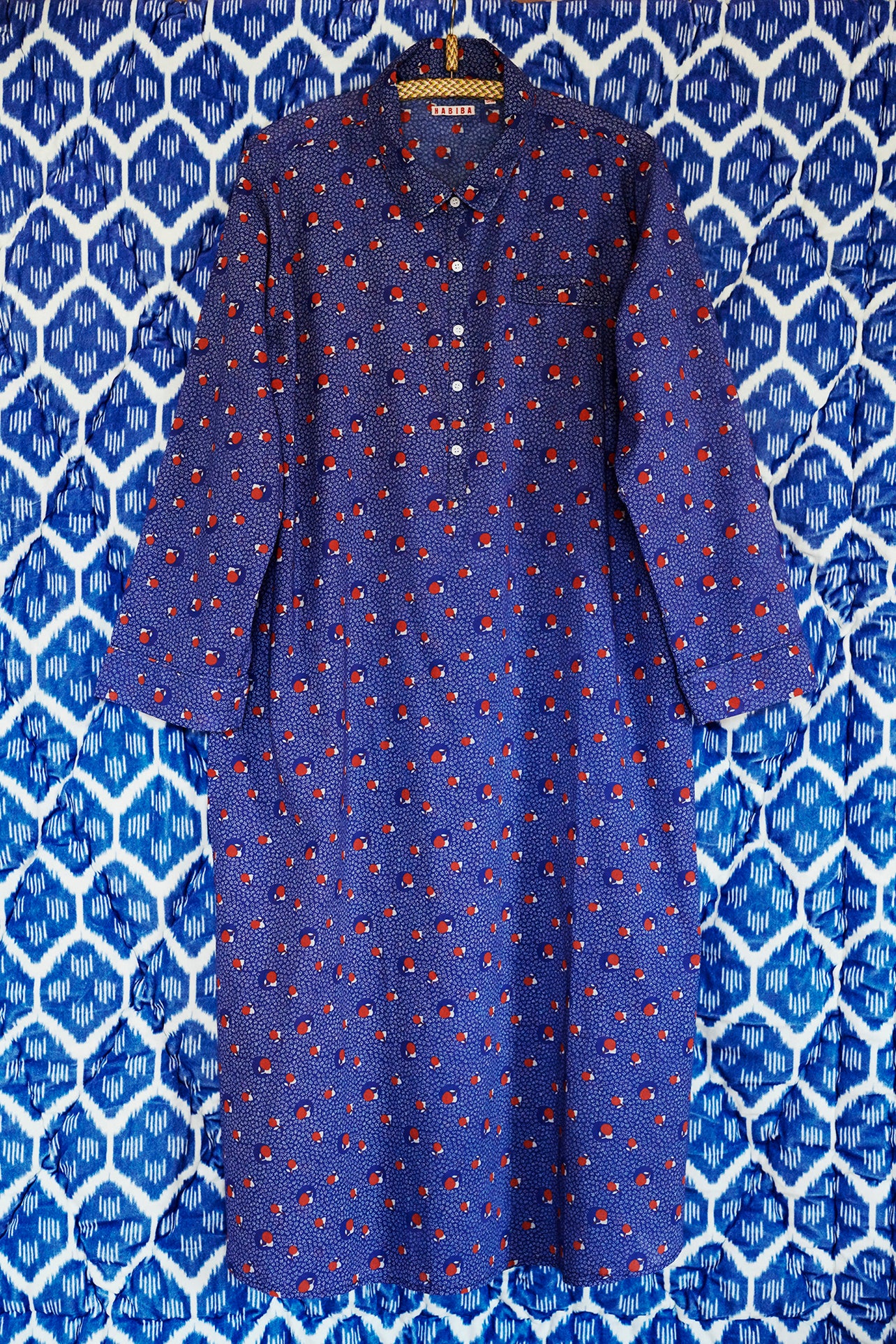 HABIBA SAKURA SHIRT DRESS Dress JAPAN BLUE