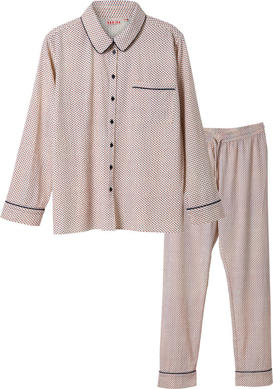 habiba dotty seersucker pyjamas set