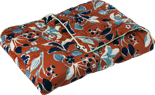 habiba forest maze quilt rust