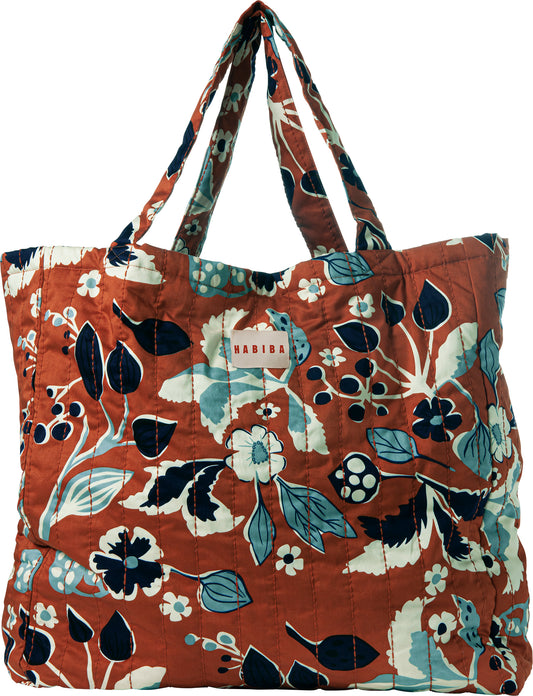 100% organic cotton satin habiba tote bag
