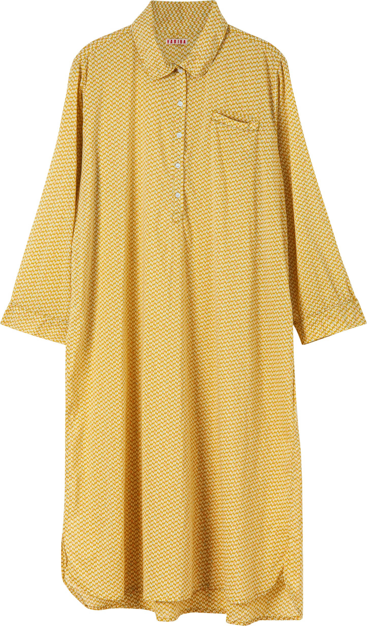 habiba kyoto shirtdress yellow