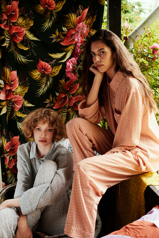 habiba pyjamas set organic cotton voile