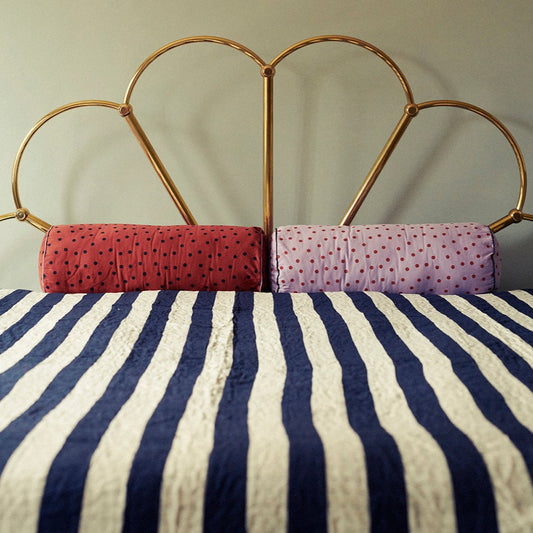 agnes bed cover navy